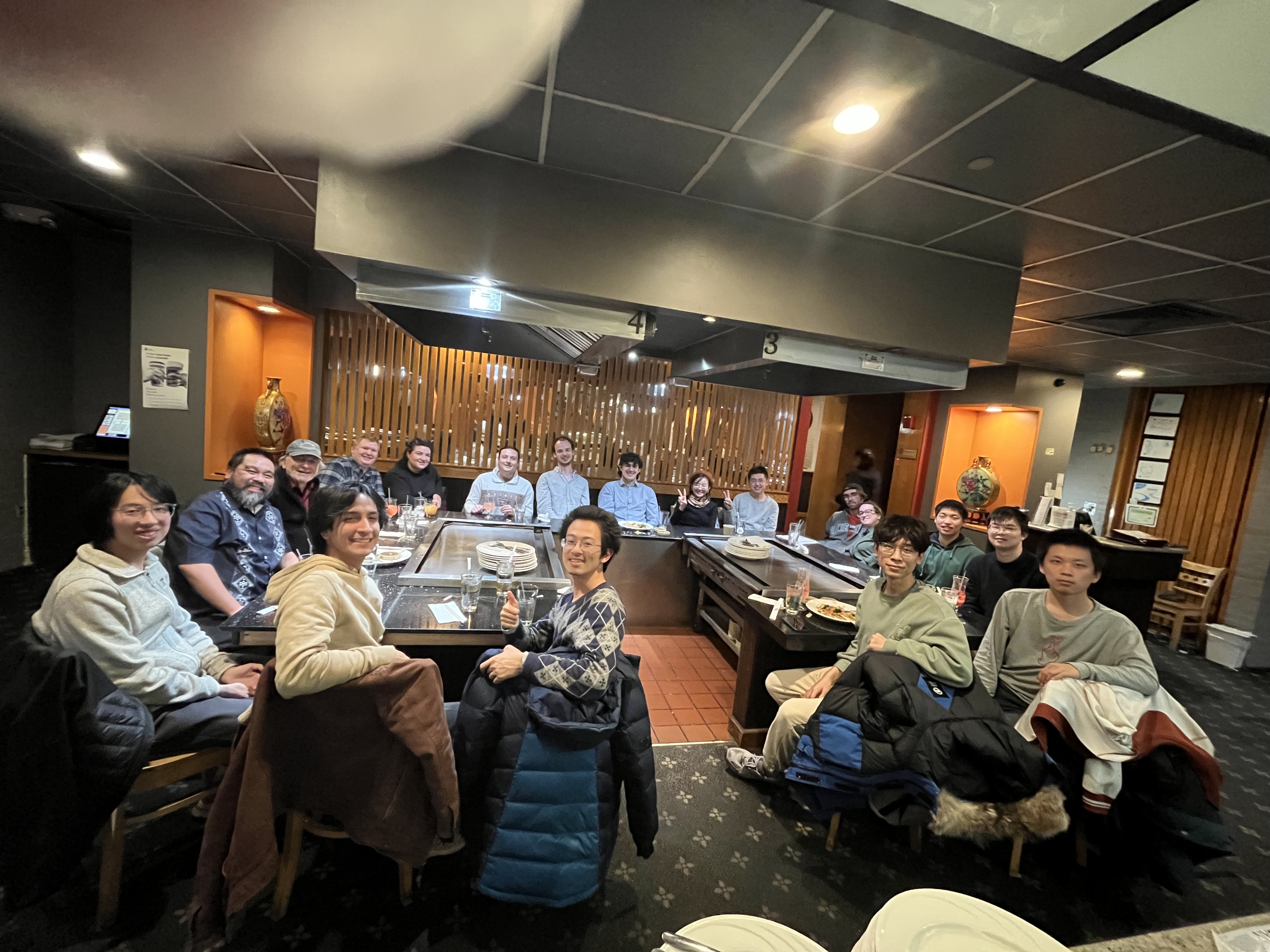 We had a very enjoyable and memorable group dinner on Dec.12, 2024.
